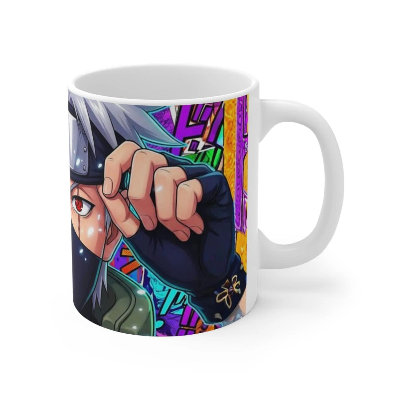 ☕ Taza de Cerámica – Gojo & Kakashi ⚡👁️ – photo 3